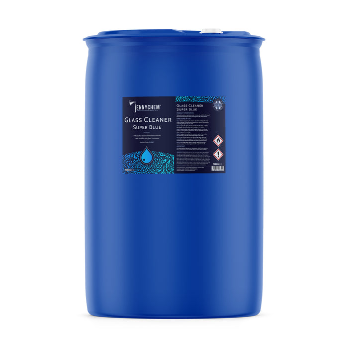 Glass Cleaner Super Blue 210 Litre - JENNYCHEM