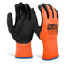 Glovezilla Large Latex Thermal Orange Gloves - Pack Of 10  - JENNYCHEM