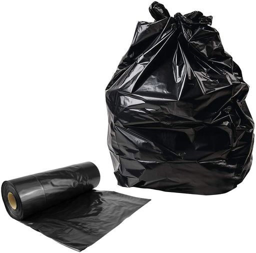 Heavy Duty Black Plastic Sacks (Case of 200)  - JENNYCHEM