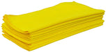 Microfibre Towelling Cloths YELLOW / PACK OF 10 - JENNYCHEM