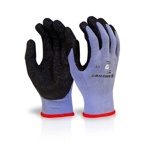 Multi Purpose Latex Coated Gloves PER PAIR / XL / Black - JENNYCHEM