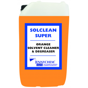 SolClean Super Orange Solvent Degreaser - Natural Citrus Essence 20LTR - JENNYCHEM